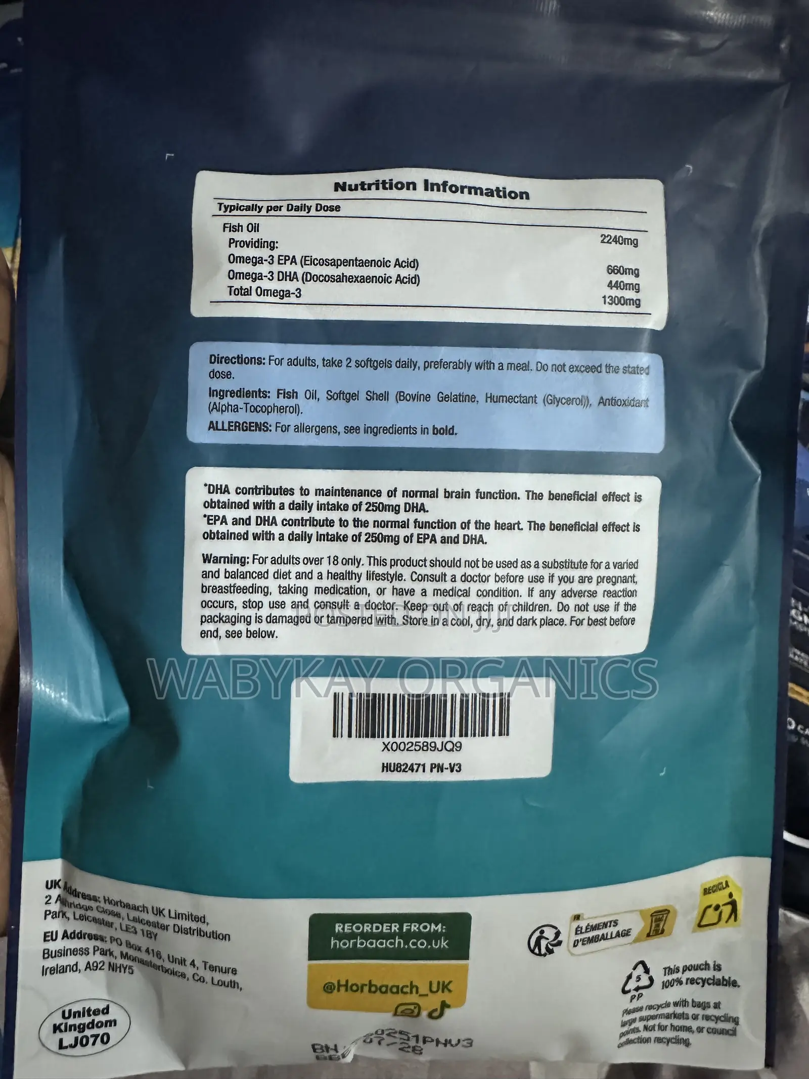 Fish Oil 2240mg, 120softgel
