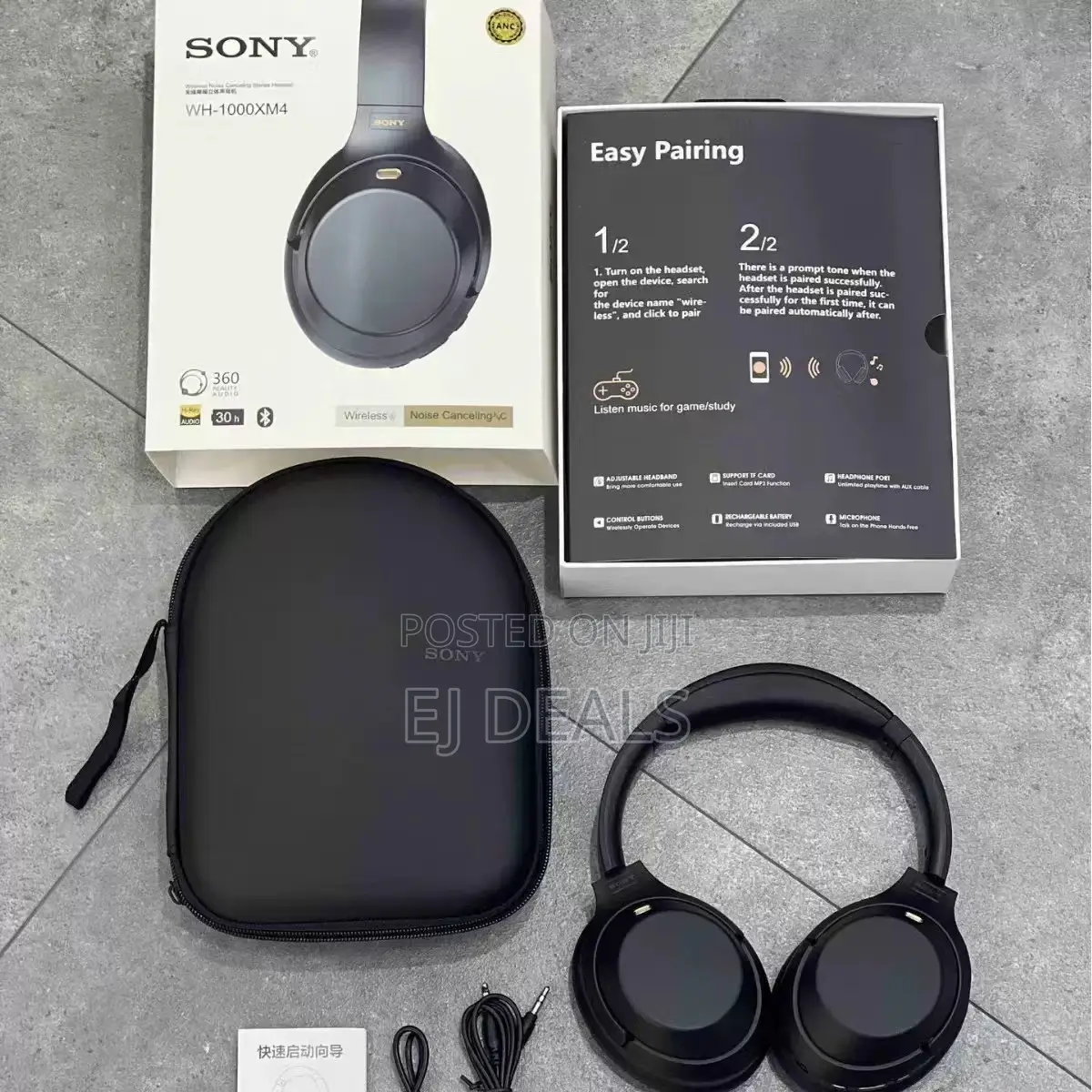 Sony Bluetooth Headset WH1000xm4 Black