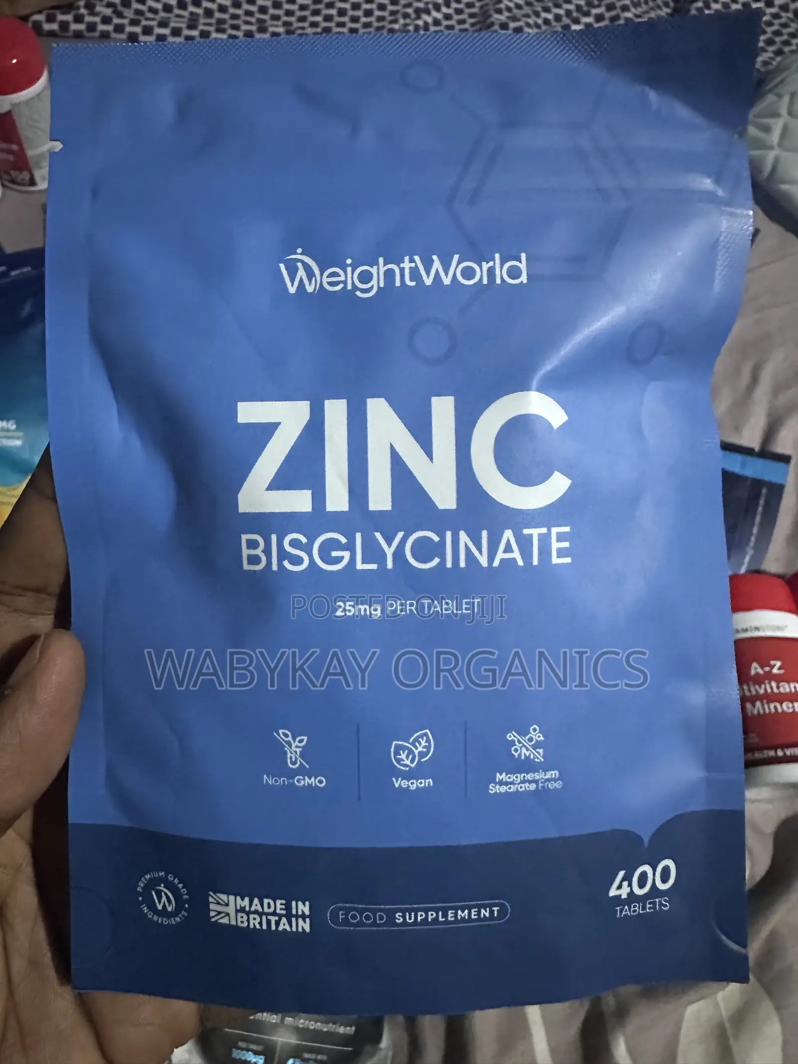 Zinc Biglycinate 25mg, 400tablet