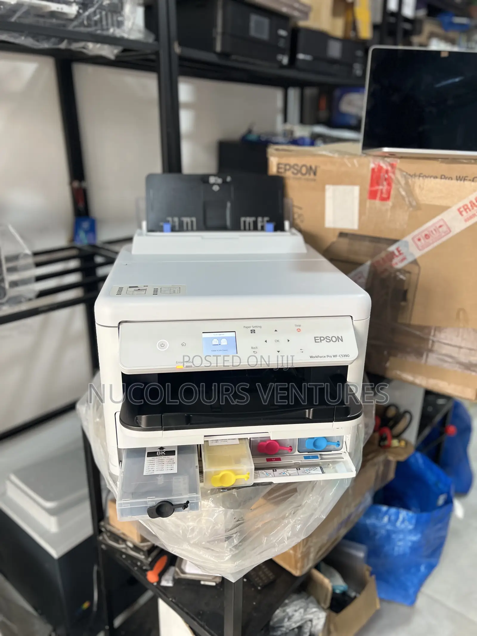 A4 Epson Pro WF-C5390 Chipless Commercial Printer