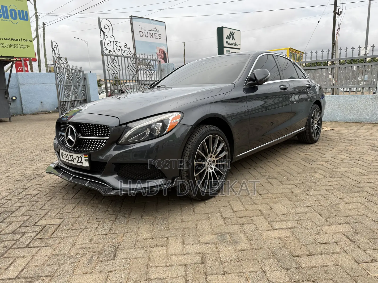 Mercedes-Benz C300 Sport 4Matic Sedan AWD (2.0L 4cyll 7A) 2016 Gray