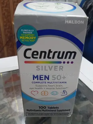 100-Count Bottle of Centrum Silver Men 50+ Complete Multivitamin,