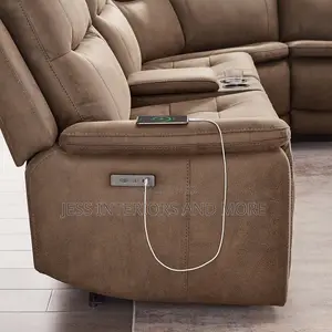 Recliner Sofa (Power Reclining Sectional With Power Headrests)