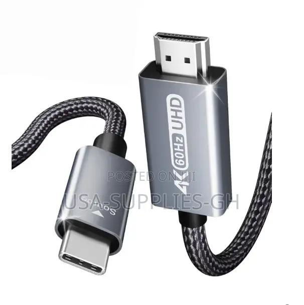 BENFEI USB-C to HDMI Cable ( at 60Hz) 6 Ft Nylon Braided From Usa