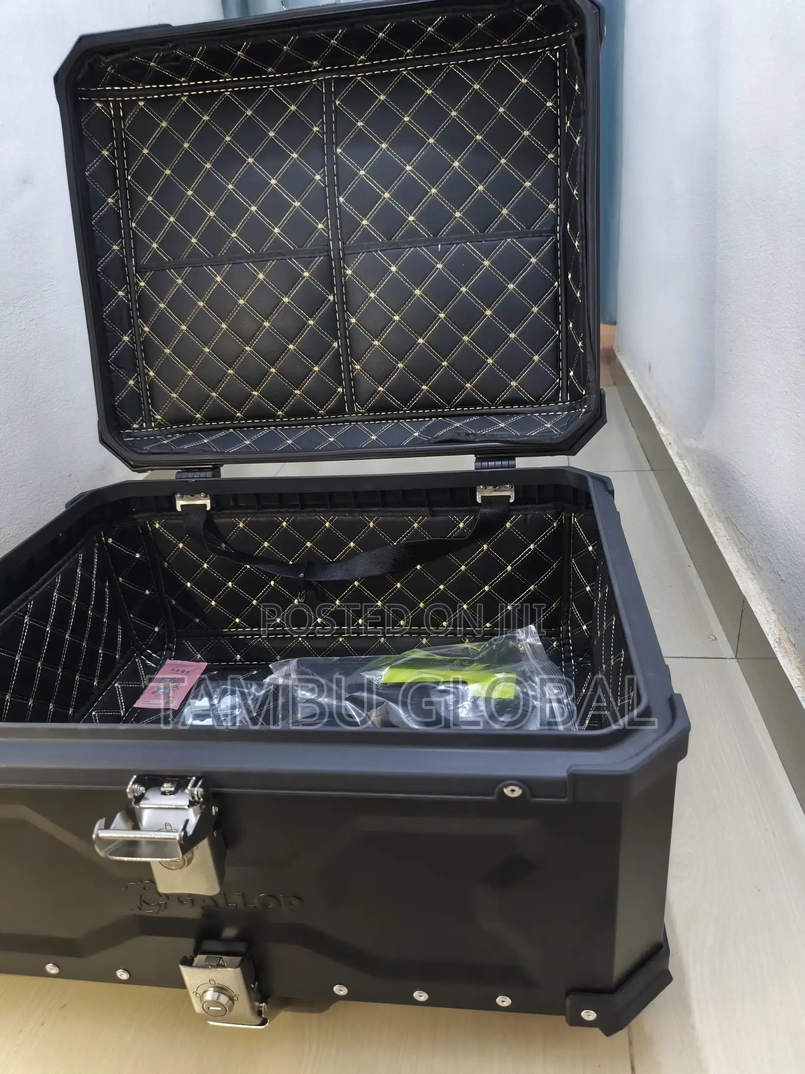 Brand New 80L Heavy Duty Aluminum Motorcycle Delivery Box With a Lock