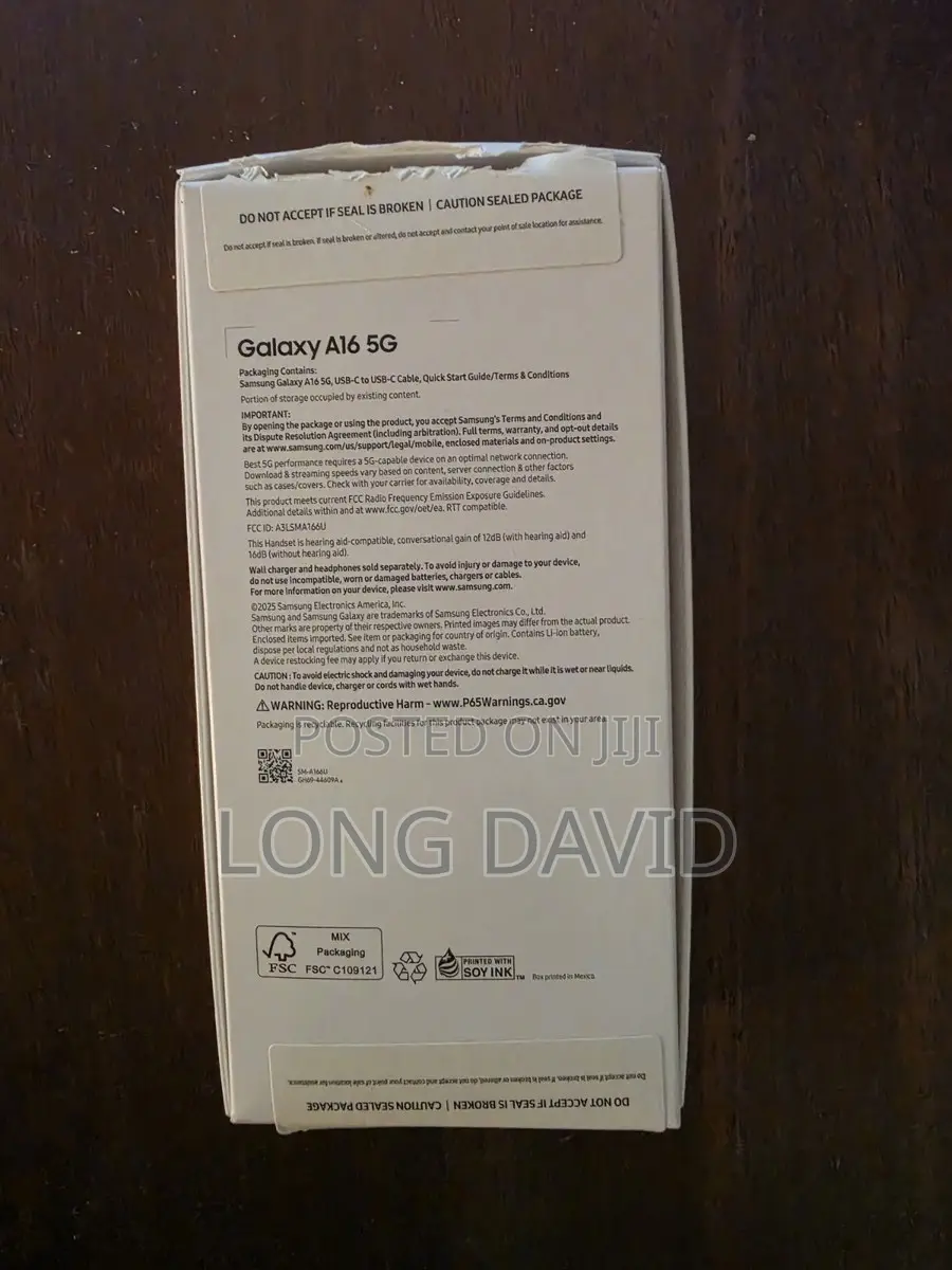 New Samsung Galaxy A16 5G 256 GB Black