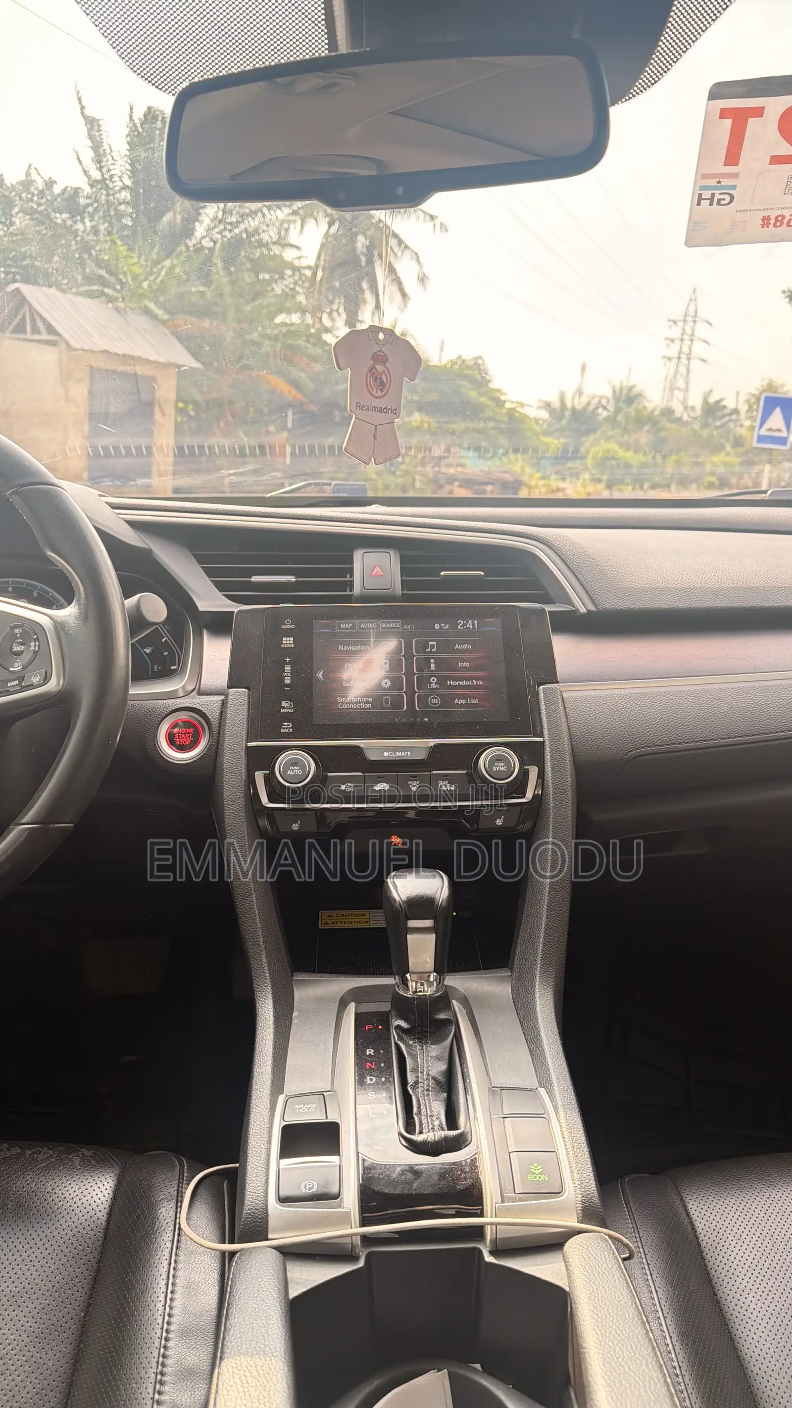 Honda Civic Touring Sedan 2018 White