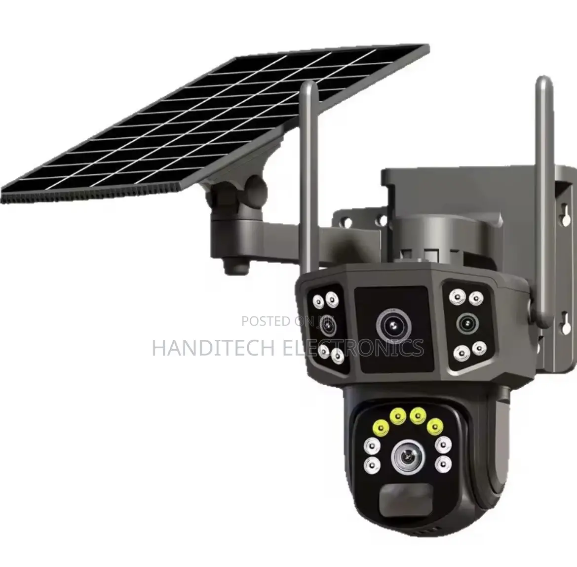 Solar Wifi Security Camera – Dual Lens, Outdoor Ptz, Wireless CCTV