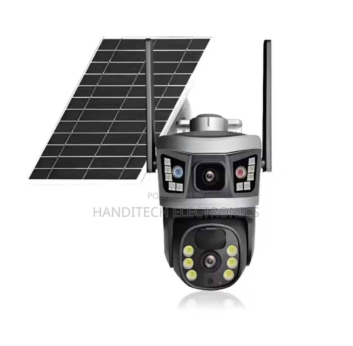 Solar Wifi Security Camera – Dual Lens, Outdoor Ptz, Wireless CCTV