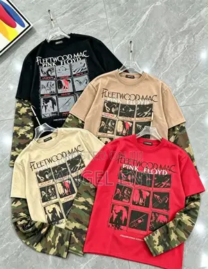 Fleetwood Mac & Saint Vanity Long Tees (Location: Adum Kumasi)