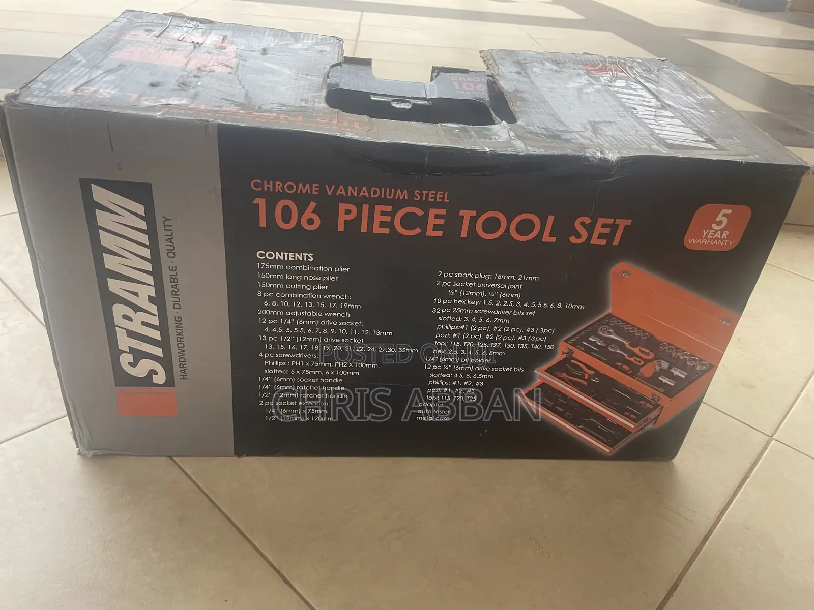 Mechanic’s Steel Tool Chest Set