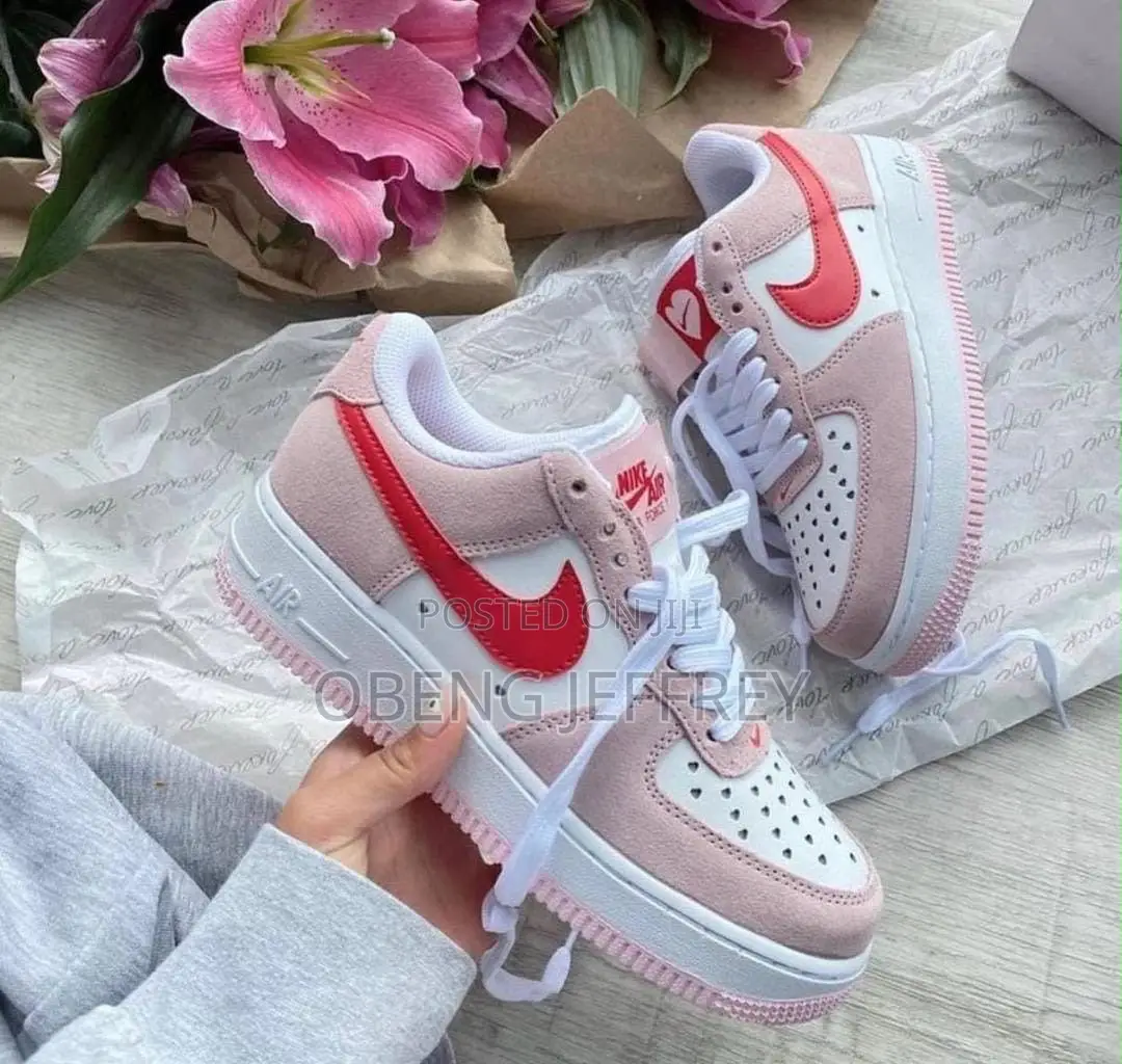 Original Nike Airforce Valentine Pink/White