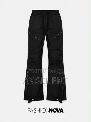 Fashion Nova Black Leather Jeans Available (Location: Adum Kumasi)