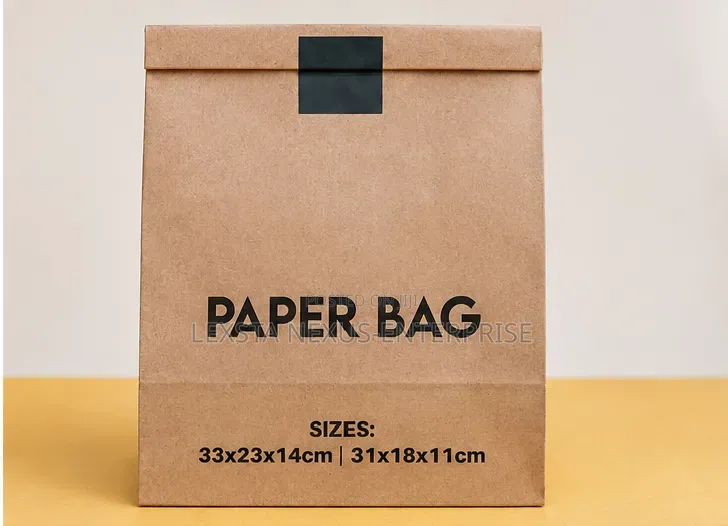 100 Pieces Brown Paper Packaging Bag