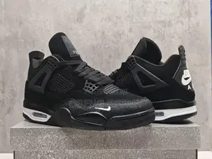 Original Nike Jordan 4 Bike Air Sleek Black