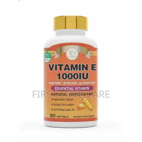 Duozi Vitamin E 1000IU Essential Vitamin (Non-Gmo and Gluten-Free )