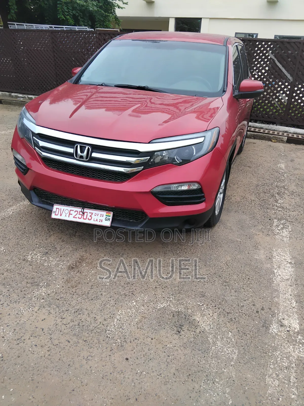 Honda Pilot EX-L 8 Passenger 2WD 2023 Red