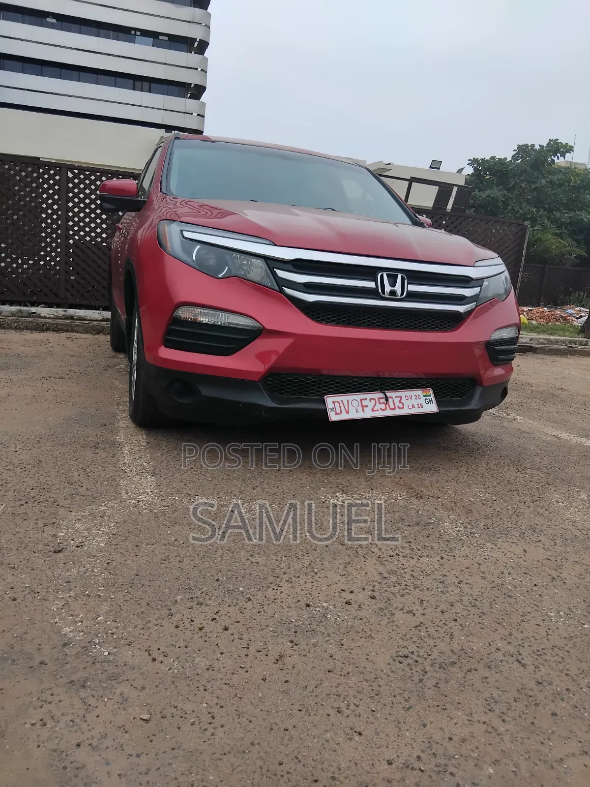 Honda Pilot EX-L 8 Passenger 2WD 2023 Red