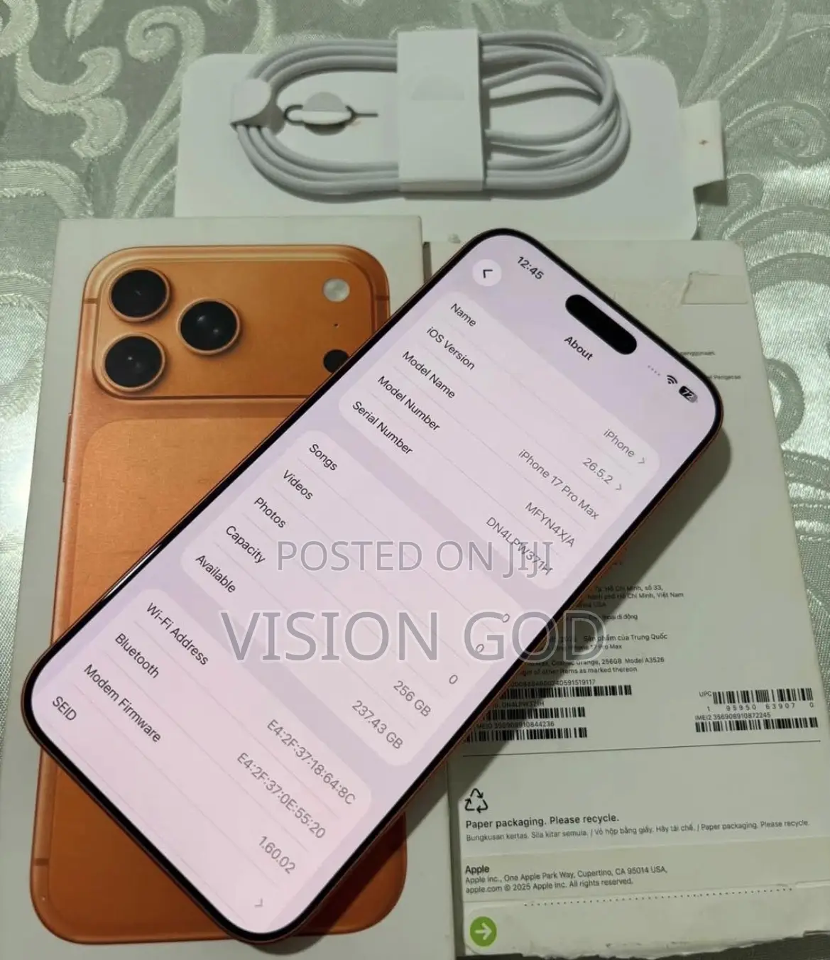 Apple iPhone 17 Pro Max 512 GB Orange