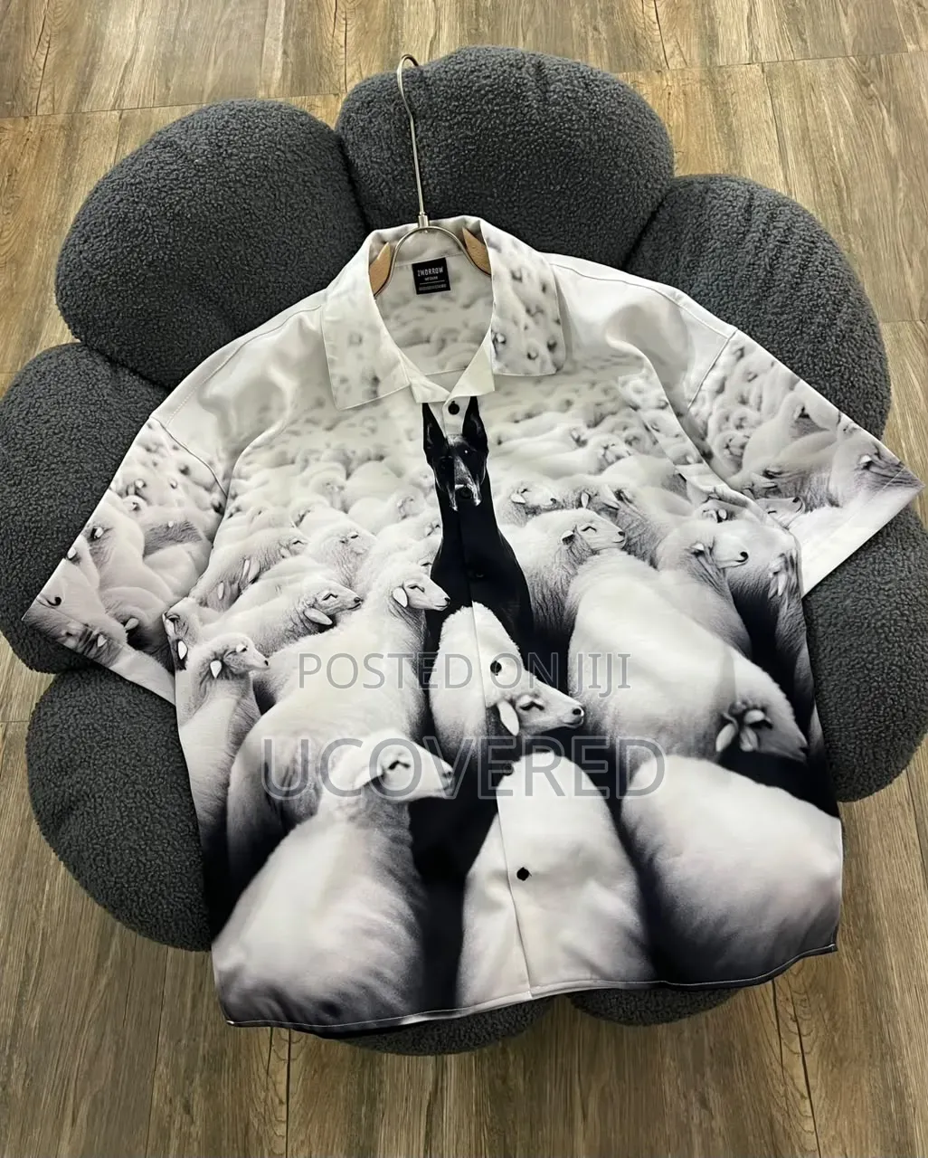 Men's Short-Sleeve Button-Up Shirts Feature Unique Graphic Prints