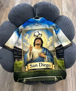Men's Short-Sleeve Button-Up Shirts Feature Unique Graphic Prints