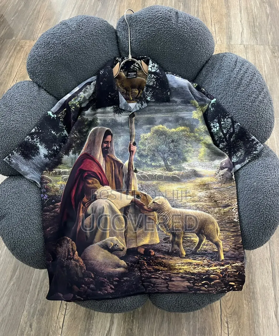 Men's Short-Sleeve Button-Up Shirts Feature Unique Graphic Prints