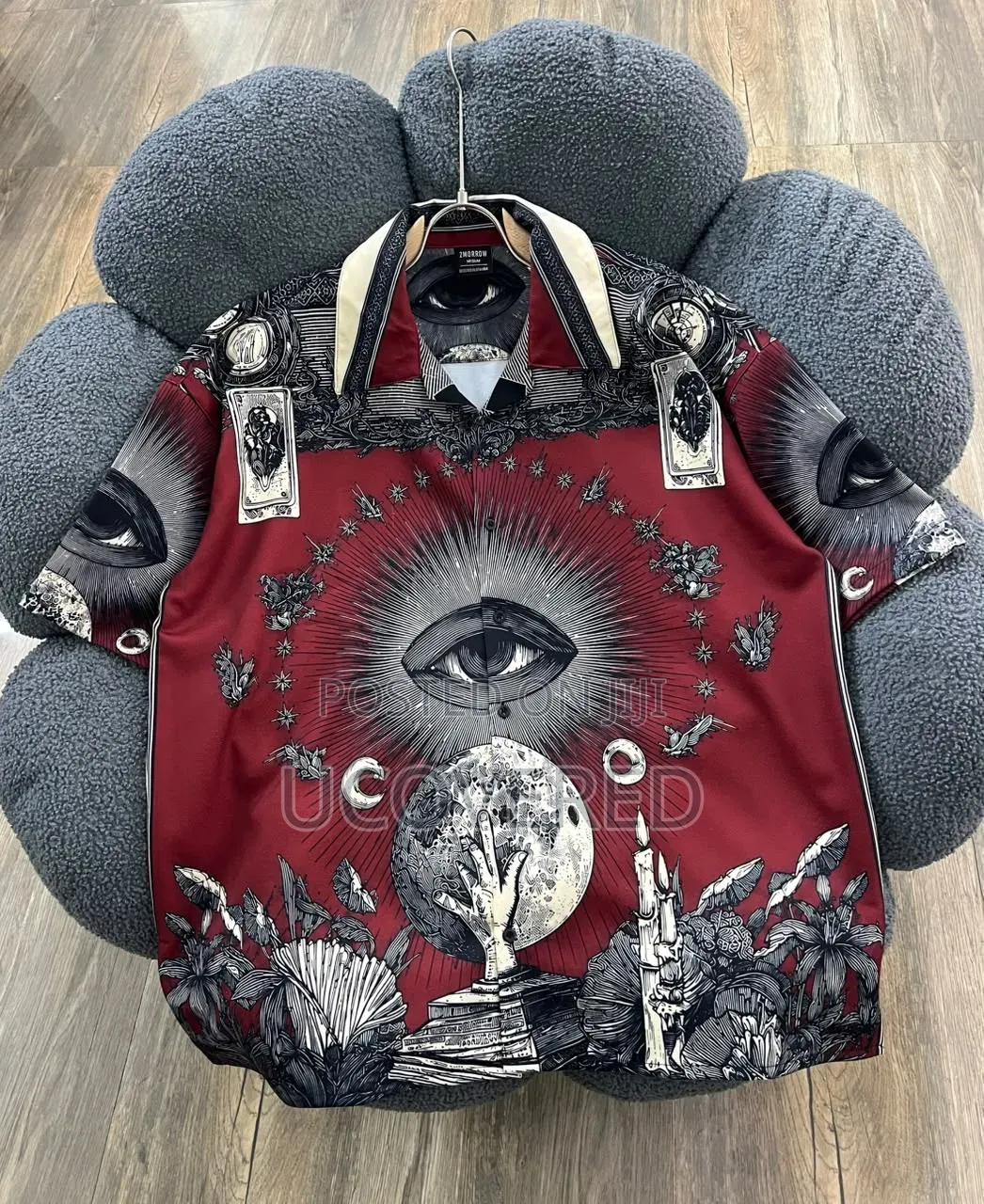 Men's Short-Sleeve Button-Up Shirts Feature Unique Graphic Prints