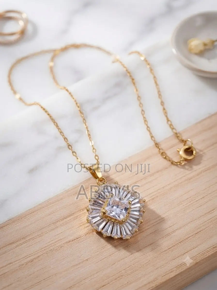 Radiant Sunburst Pendant Necklace