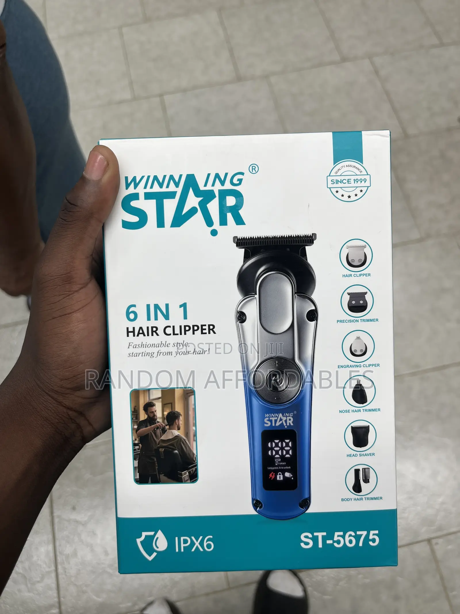 Winning Star 6-in-1 Hair Clipper