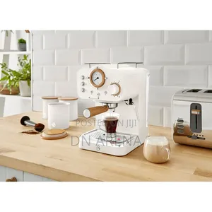 Swan Sk22110grn Retro Espresso Coffee Machine 15 Bar Grey