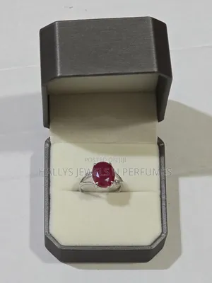Sterling Silver Natural Ruby Ring
