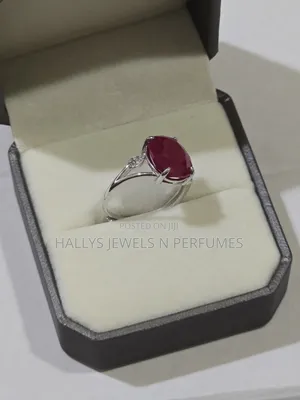 Sterling Silver Natural Ruby Ring