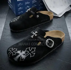 Custom Suede Birkenstock— Style Clogs Brown/Ash