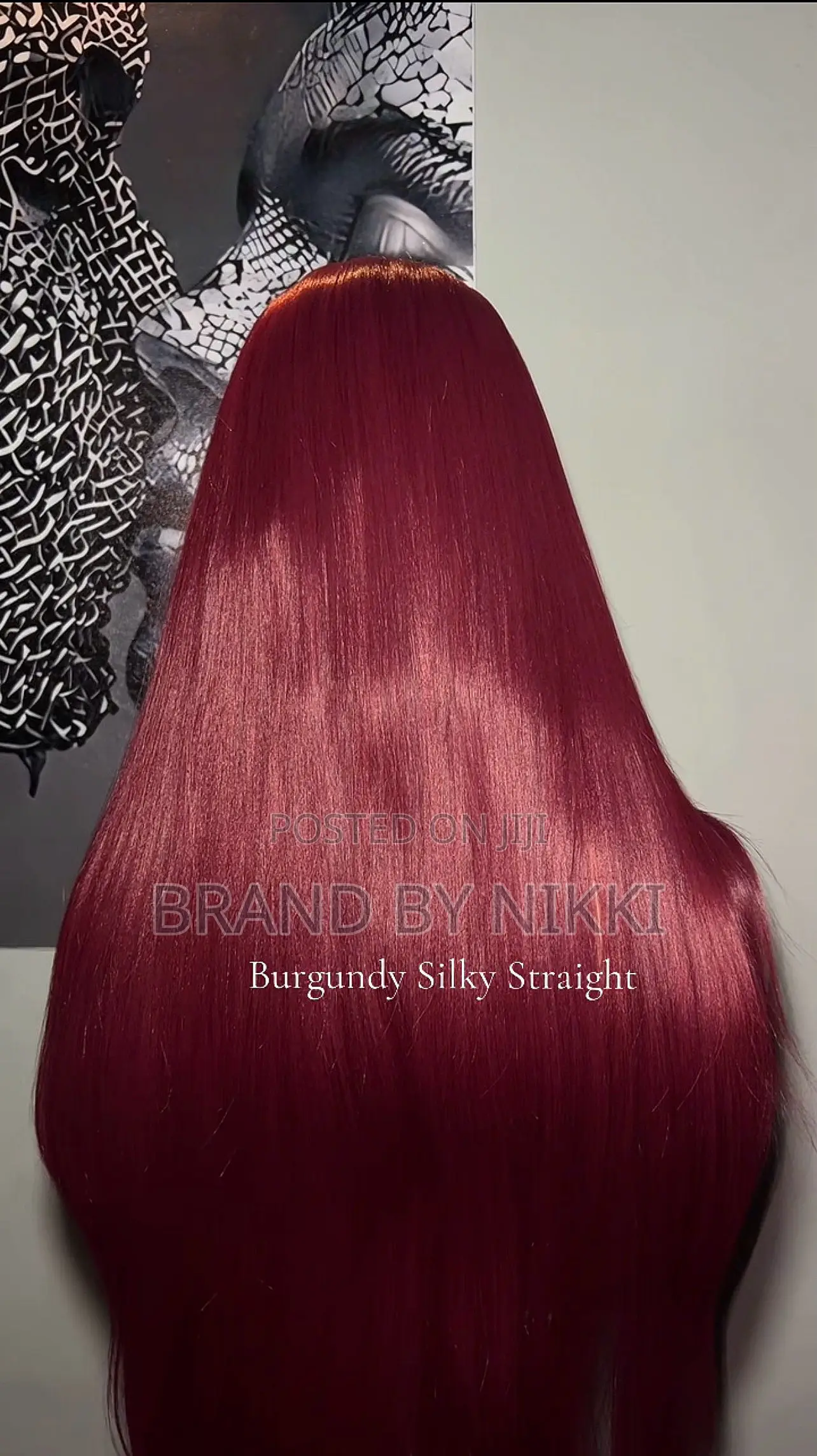 Burgundy Wig