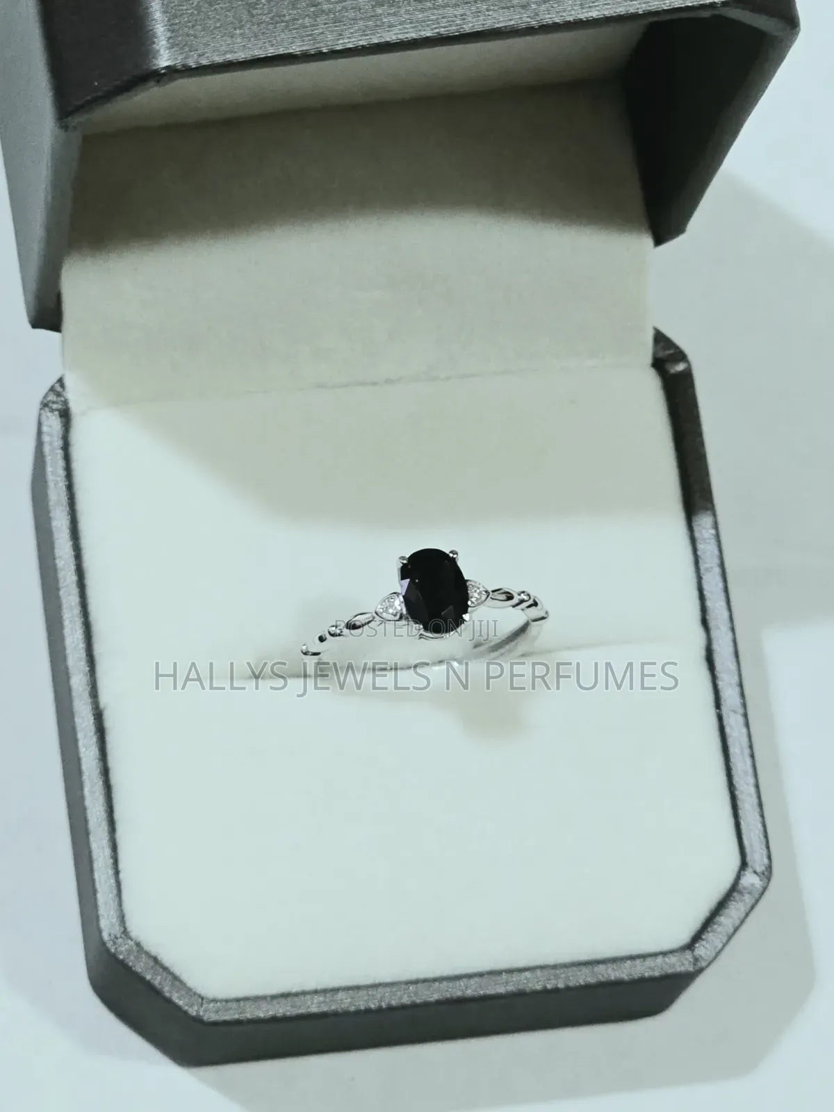 Sterling Silver Natural Sapphire Ring