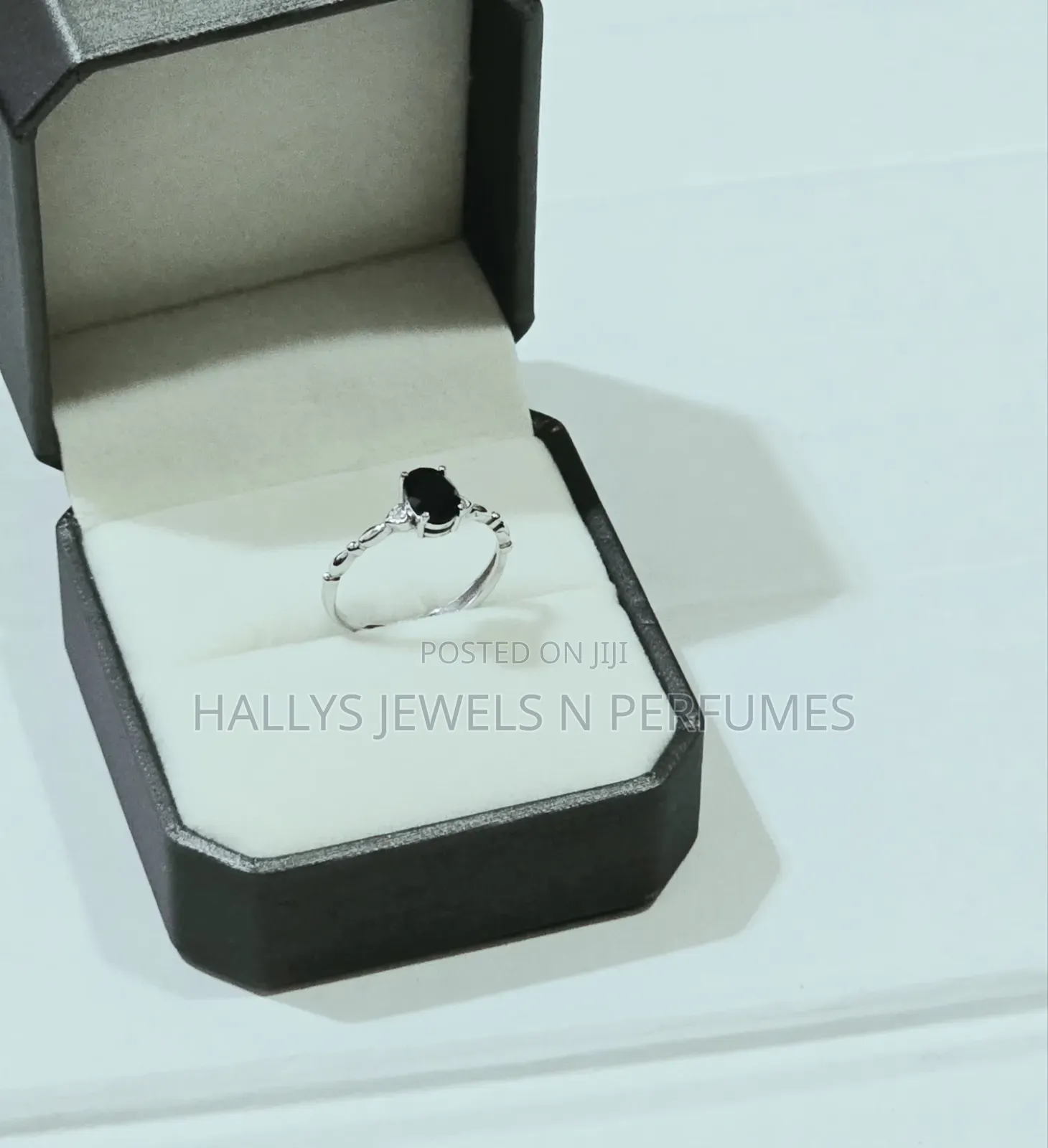 Sterling Silver Natural Sapphire Ring