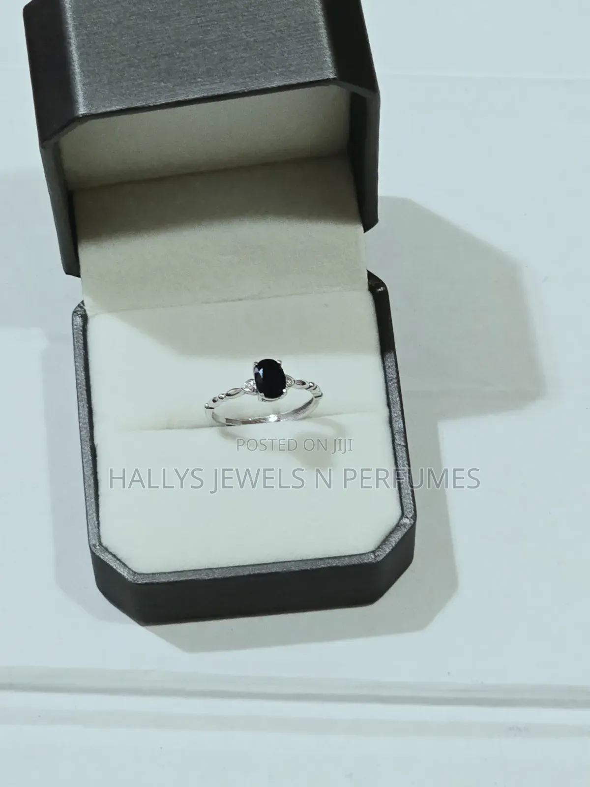 Sterling Silver Natural Sapphire Ring