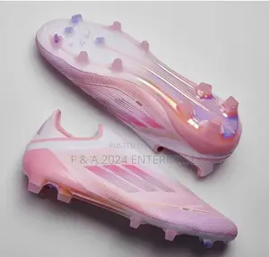 Adidas F50 Elite Laceless FG Football Boots in a Clear Pink