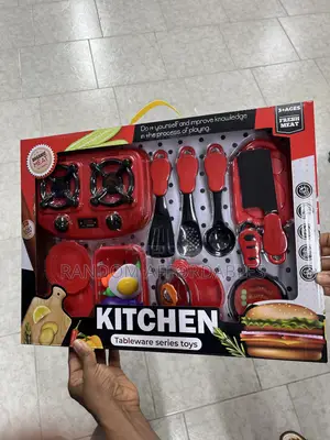 Deluxe Kids Kitchen Tableware Playset