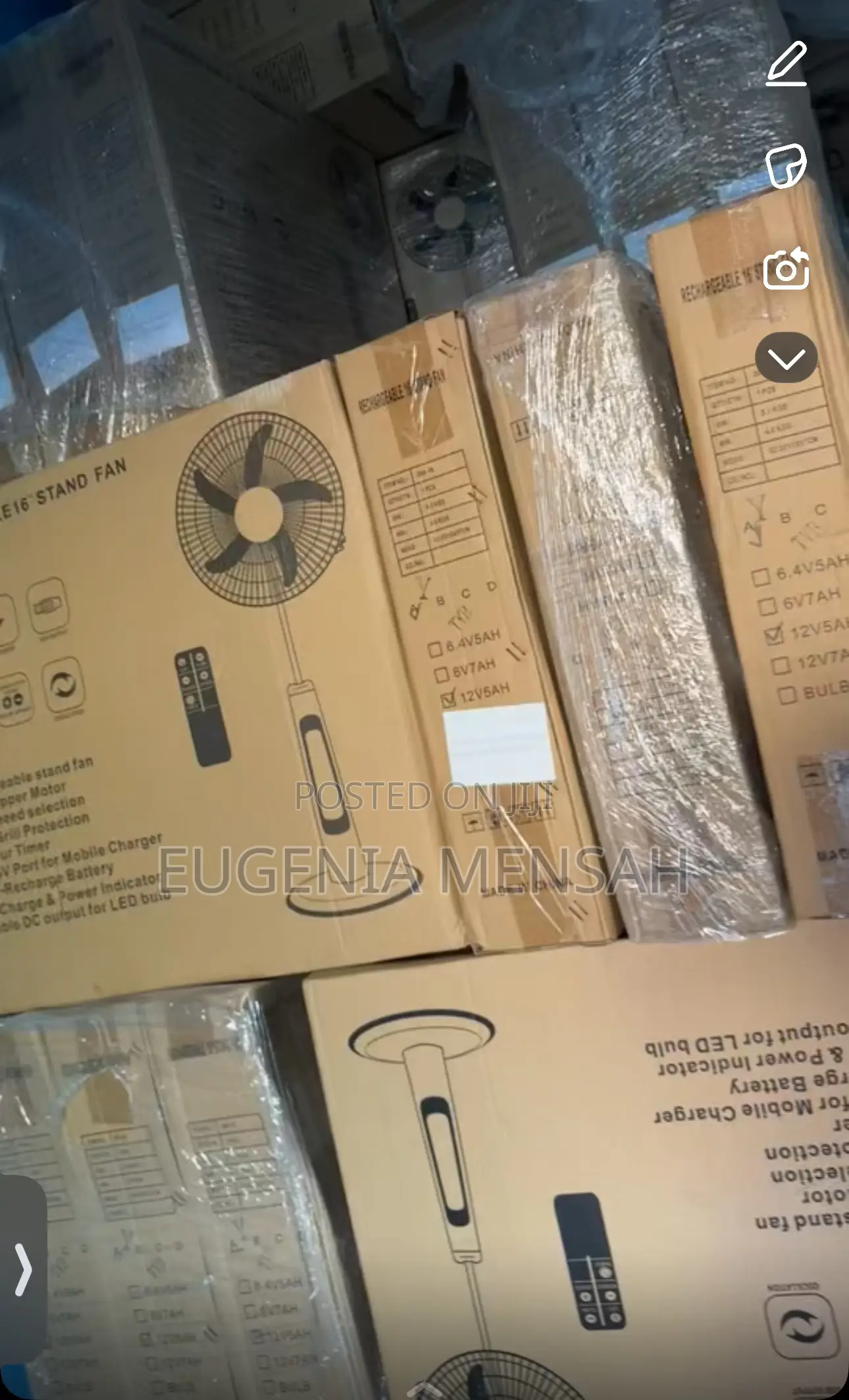 Rechargeable Fan