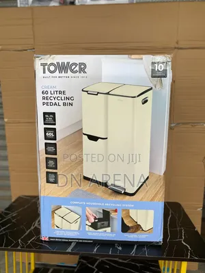 3 in 1Tower 60 Litres Pedal Bin