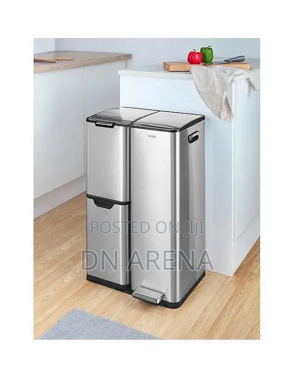 3 in 1Tower 60 Litres Pedal Bin