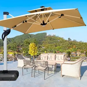 Large Size Umbrella With Solar Light