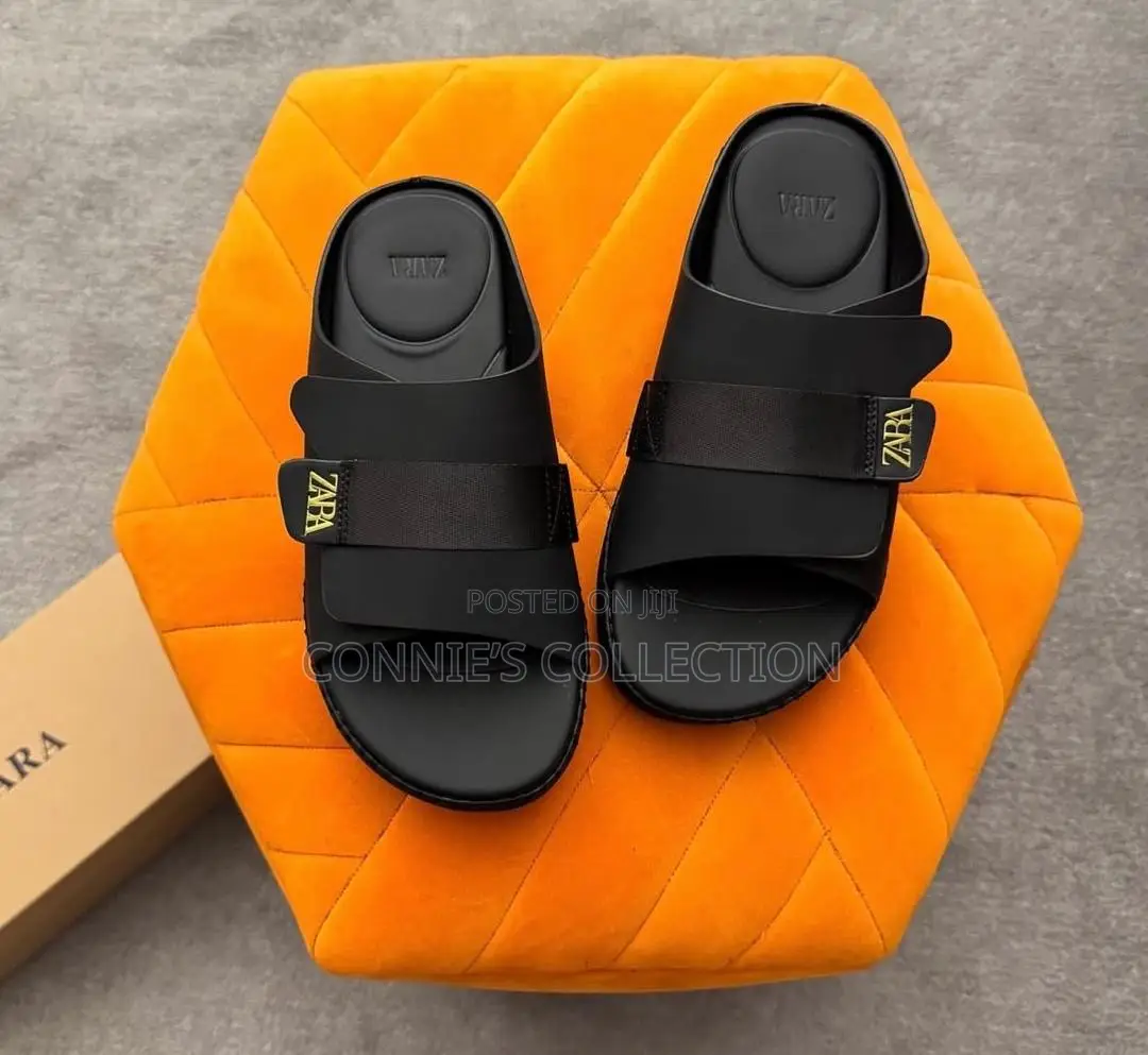 Zara Dual-Strap Slides
