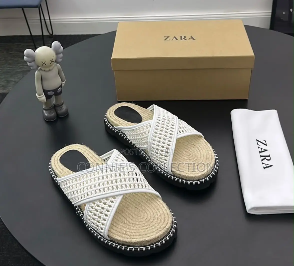 Zara Men's Woven Slide