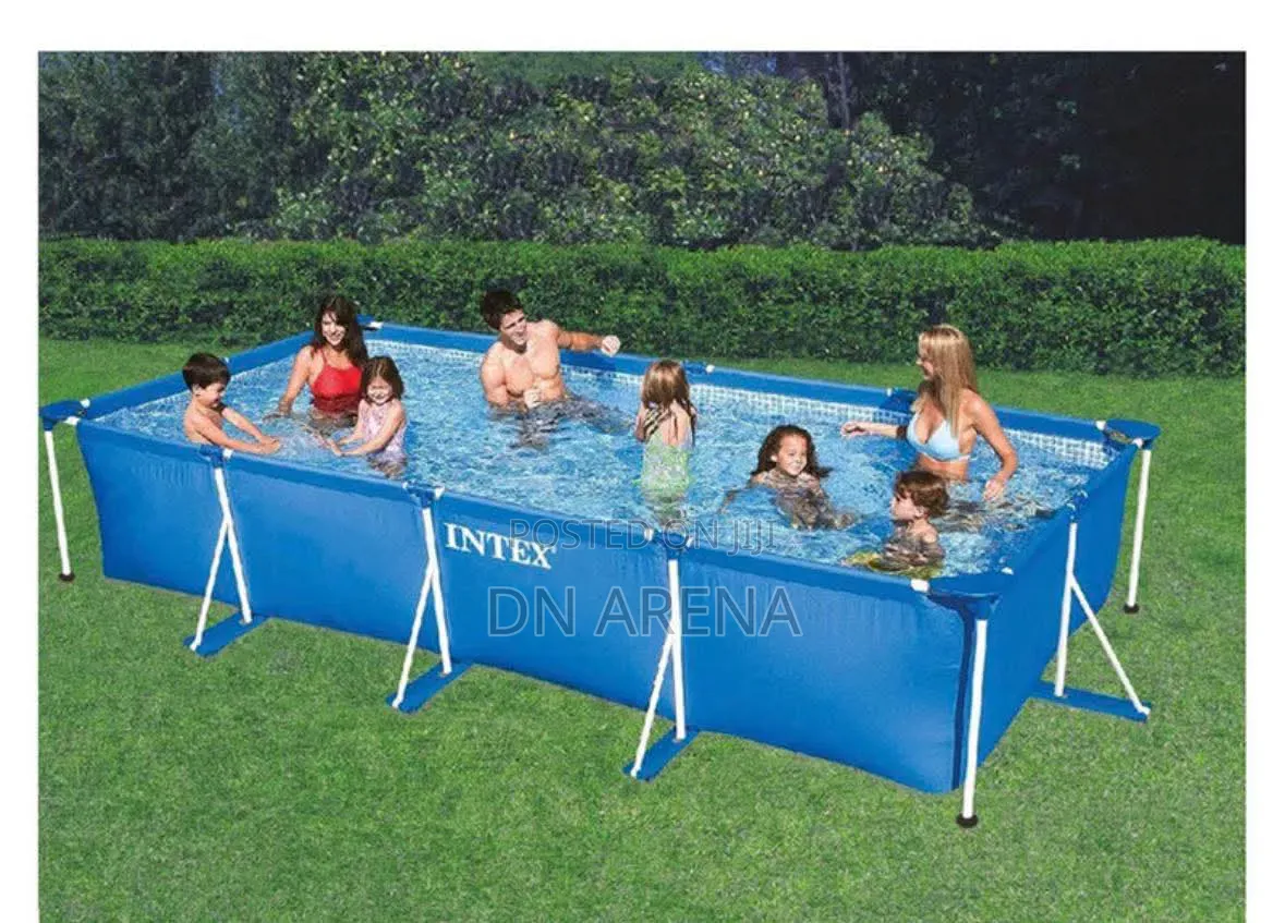 Intex Rectangular Portable Frame Pool 14ft Above Ground