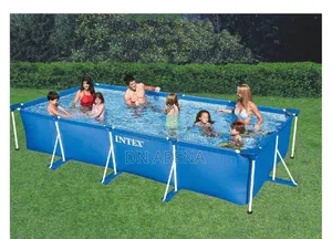 Intex Rectangular Portable Frame Pool 14ft Above Ground