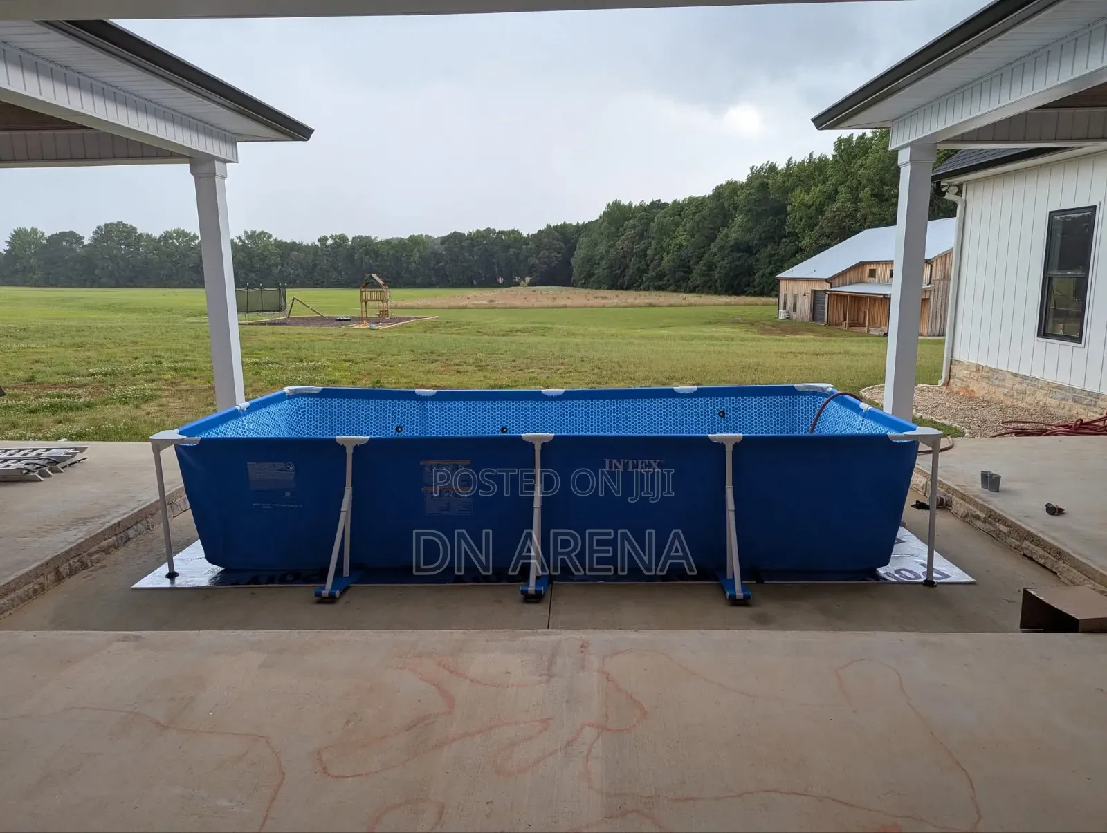 Intex Rectangular Portable Frame Pool 14ft Above Ground