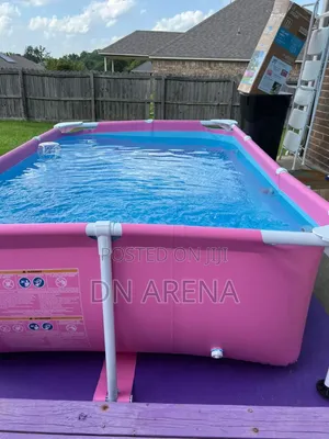 Intex 2.2 Meters Rectangular Frame Above Ground Pool - 2.2M
