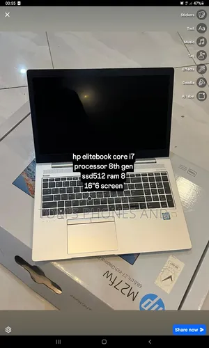 New Laptop HP EliteBook 840 G6 8GB Intel Core 7 SSD 256GB